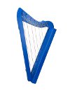 Flatsicle harp Blue
