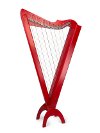 Grand Harpsicle harp Red
