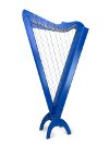 Grand Harpsicle harp Blue
