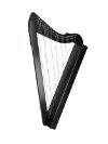 Harpsicle harp Black
